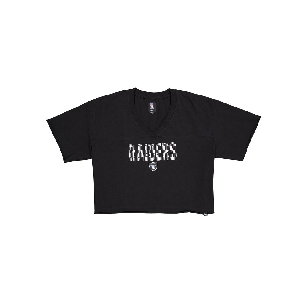 New Era Las Vegas Raiders Active Women's V-Neck T-Shirt - Size S